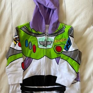 Never worn Disney Buzz Lightyear zip up hoodie - 3T